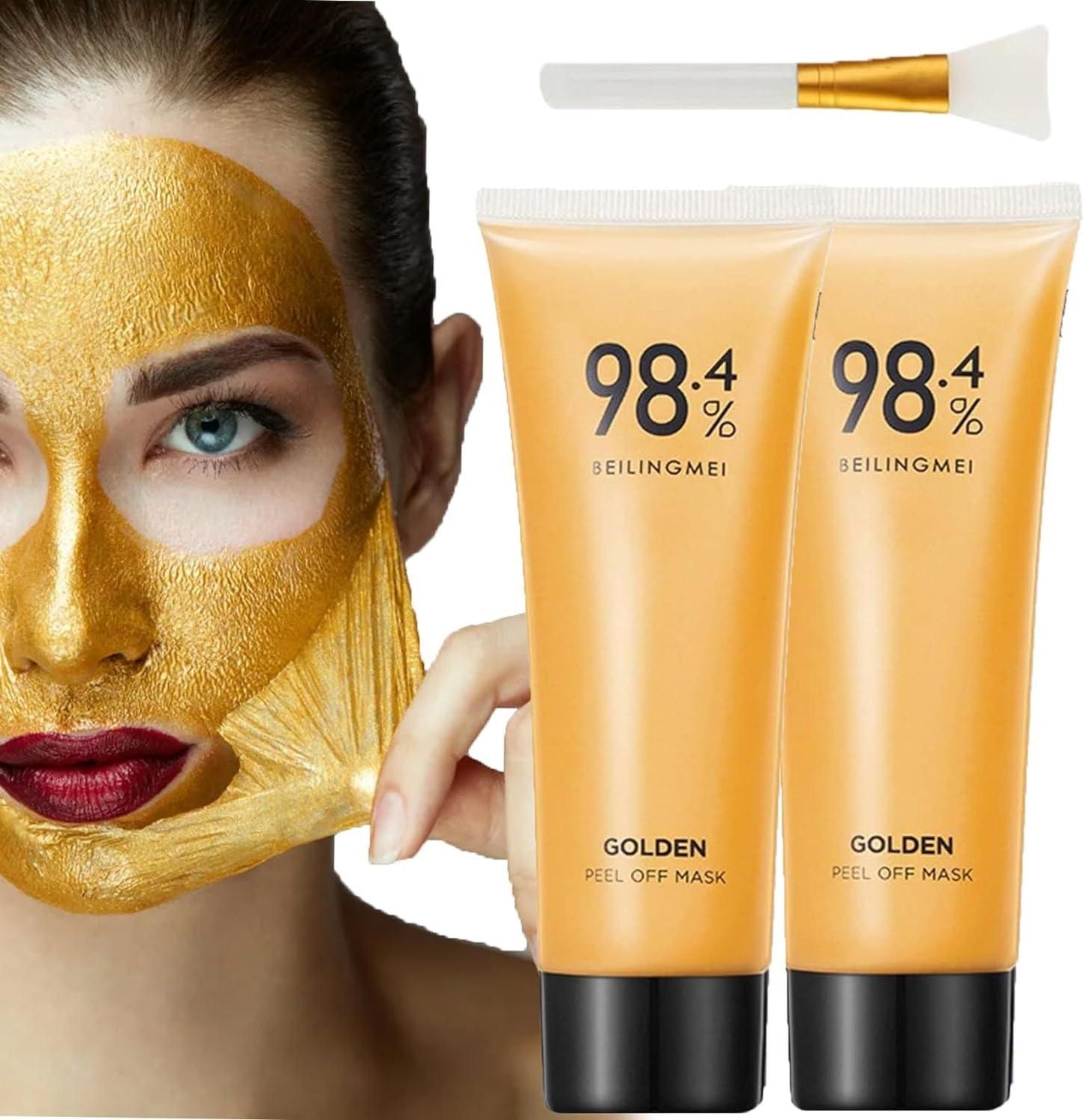 Luxurious Gold Peel off Mask  (Pack of 2)