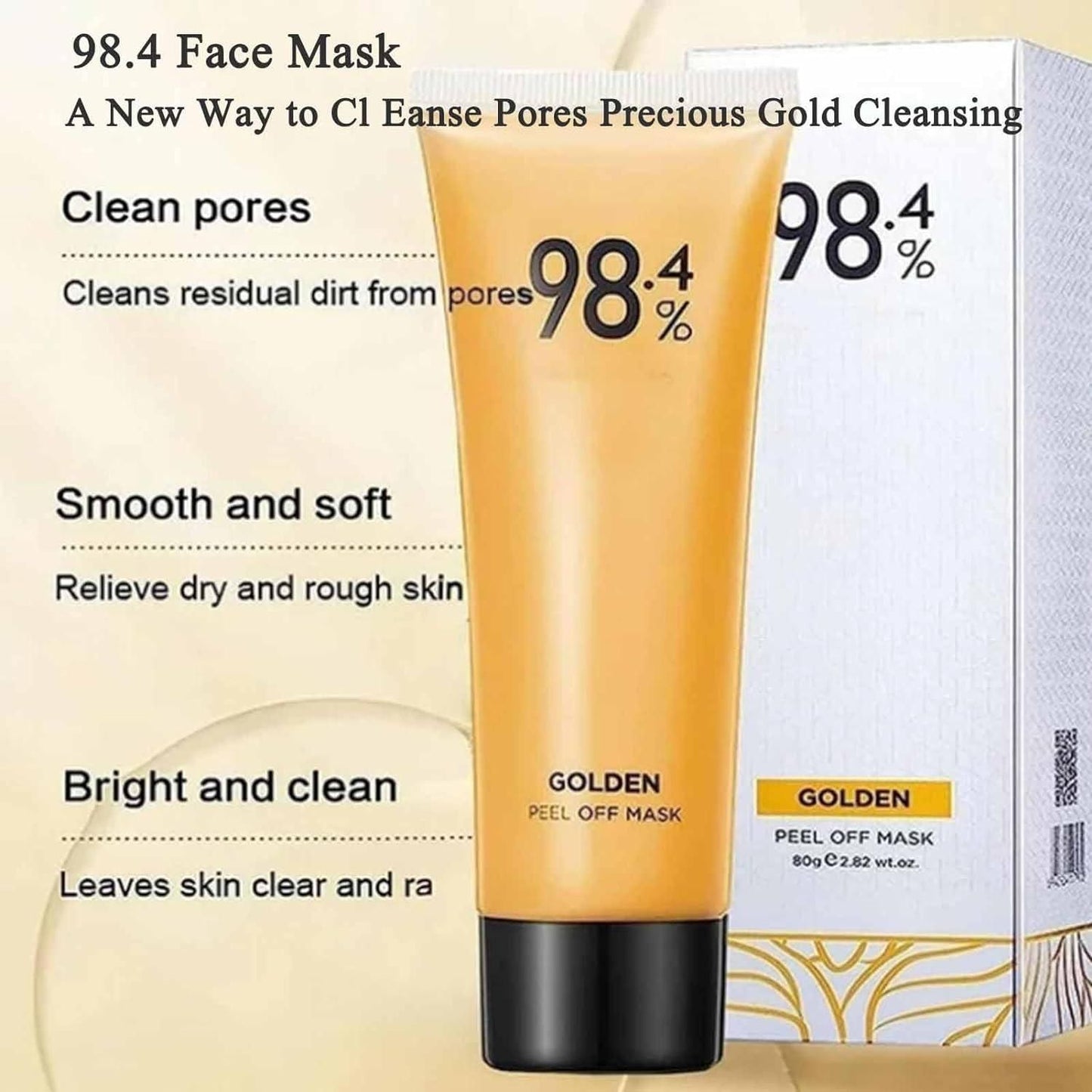 Luxurious Gold Peel off Mask  (Pack of 2)